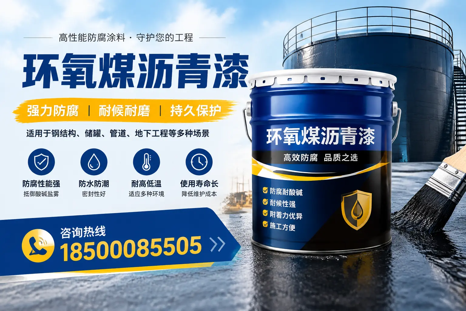 环氧煤沥青漆在工业中的应用,忻州企业的选择