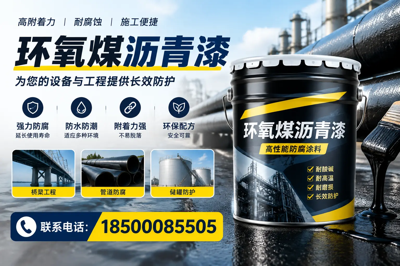 环氧煤沥青漆与其他涂料的对比分析,助力忻州企业决策